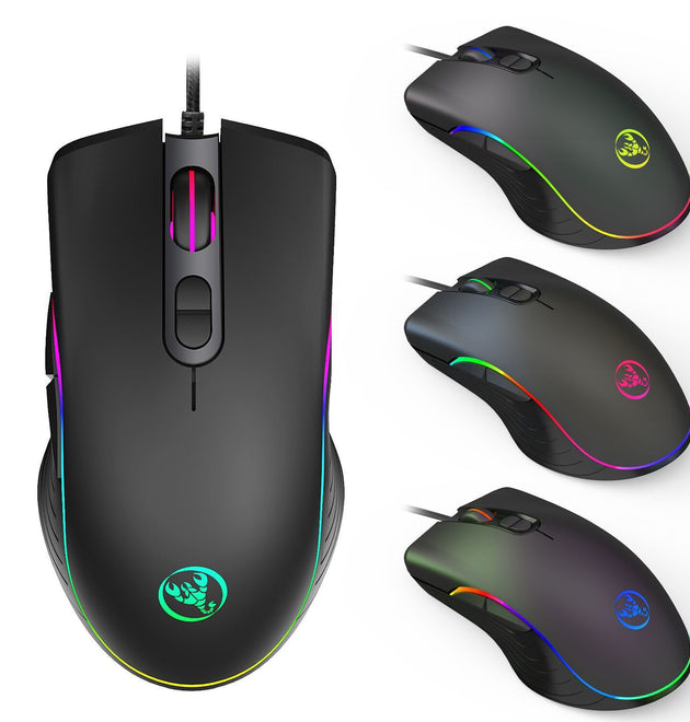 Glowing Gaming Mouse Gaming Wired Mouse