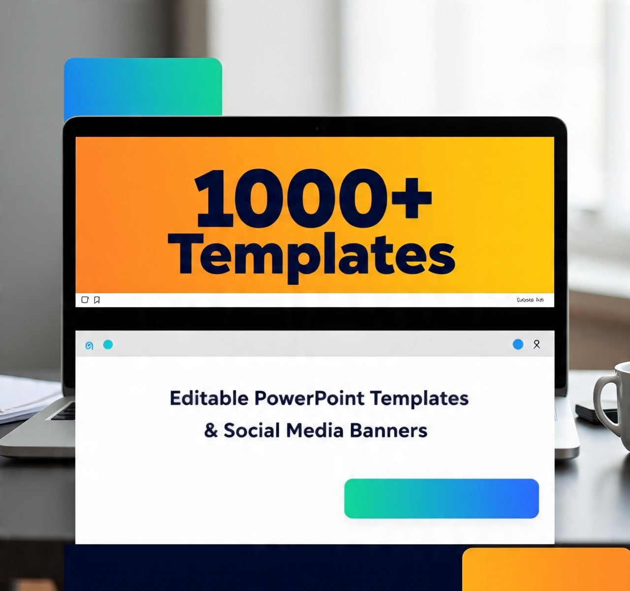 1000+ Editable PowerPoint Templates & Social Media Banners – Ready-to-Use Creative Designs
