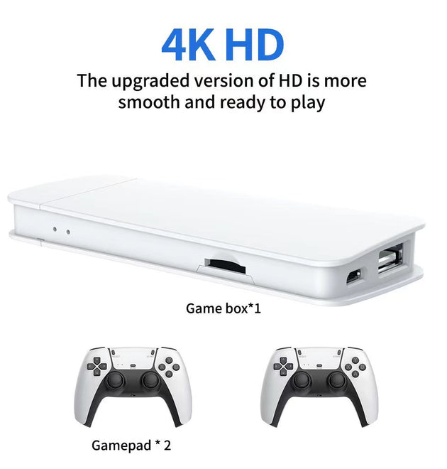 RetroBox™ M15 – Console Rétro 4K, 40 000+ Jeux, 64Go, Manettes Sans Fil