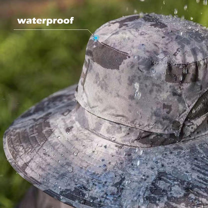 SunGuard Pro™ Wide Brim Solar Fan Outdoor Fishing Hat
